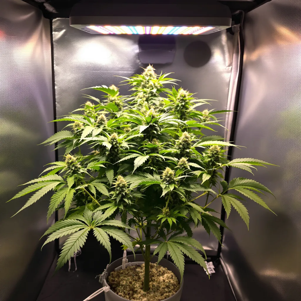 Plante de cannabis Green Ribbon en floraison — 90-130 cm féminisée