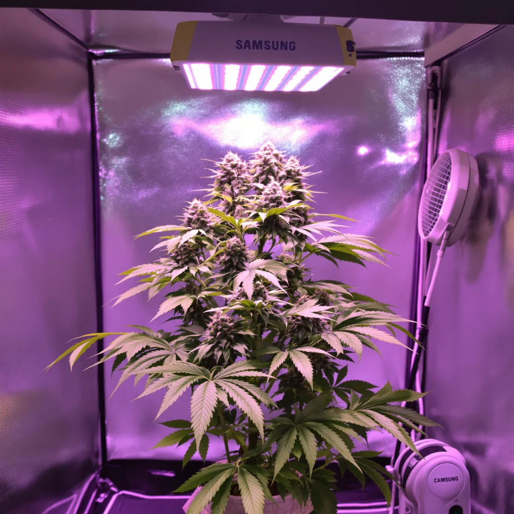 Plante de cannabis Guard Dawg en floraison — 90-130 cm féminisée