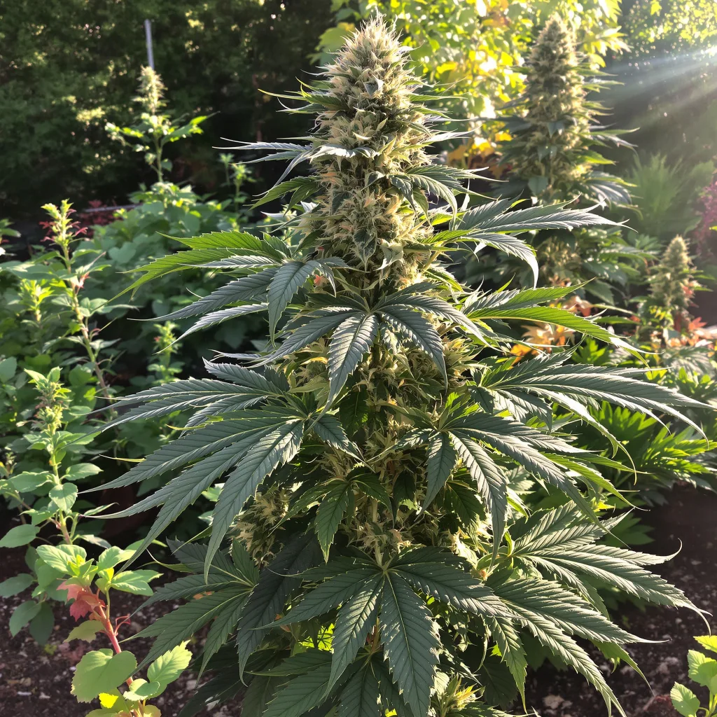 Hammerhead 71% indica / 29% sativa — fleur avec trichomes visibles