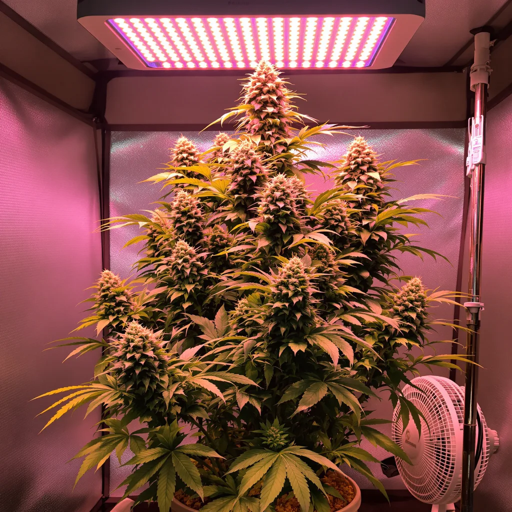 Plante de cannabis Han Burger en floraison — 120-180 cm féminisée