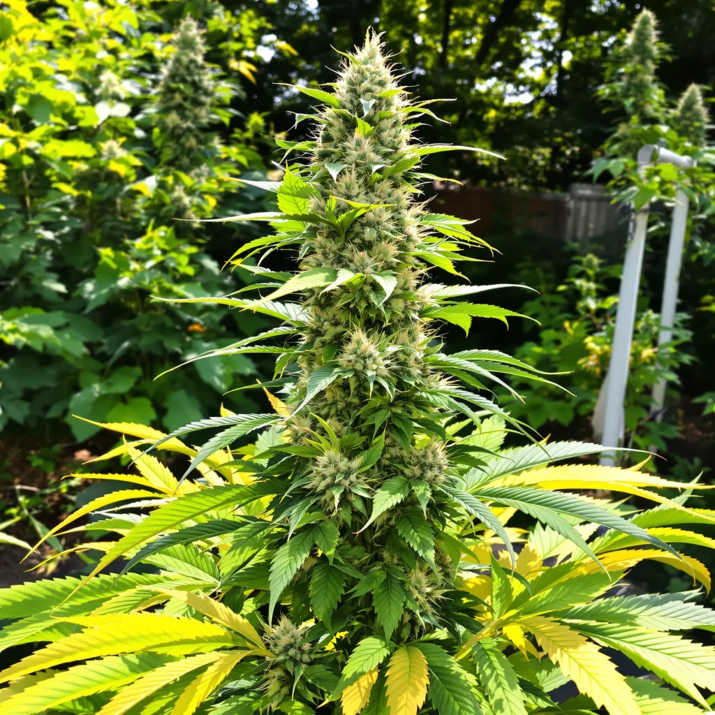 Harlequin CBD 43% indica / 57% sativa — fleur avec trichomes visibles