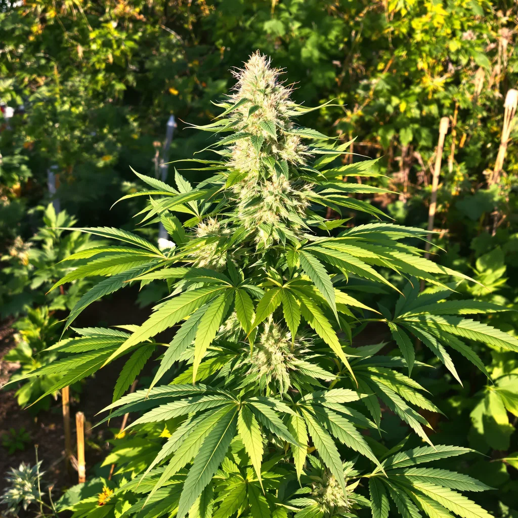 Hash Plant 80% indica / 20% sativa — fleur avec trichomes visibles