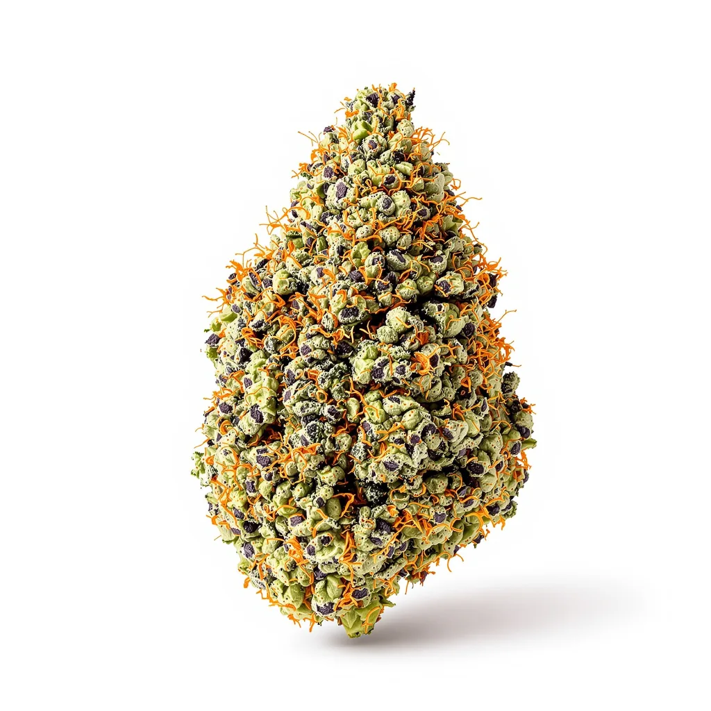 Hash Plant 80% indica / 20% sativa — fleur avec trichomes visibles