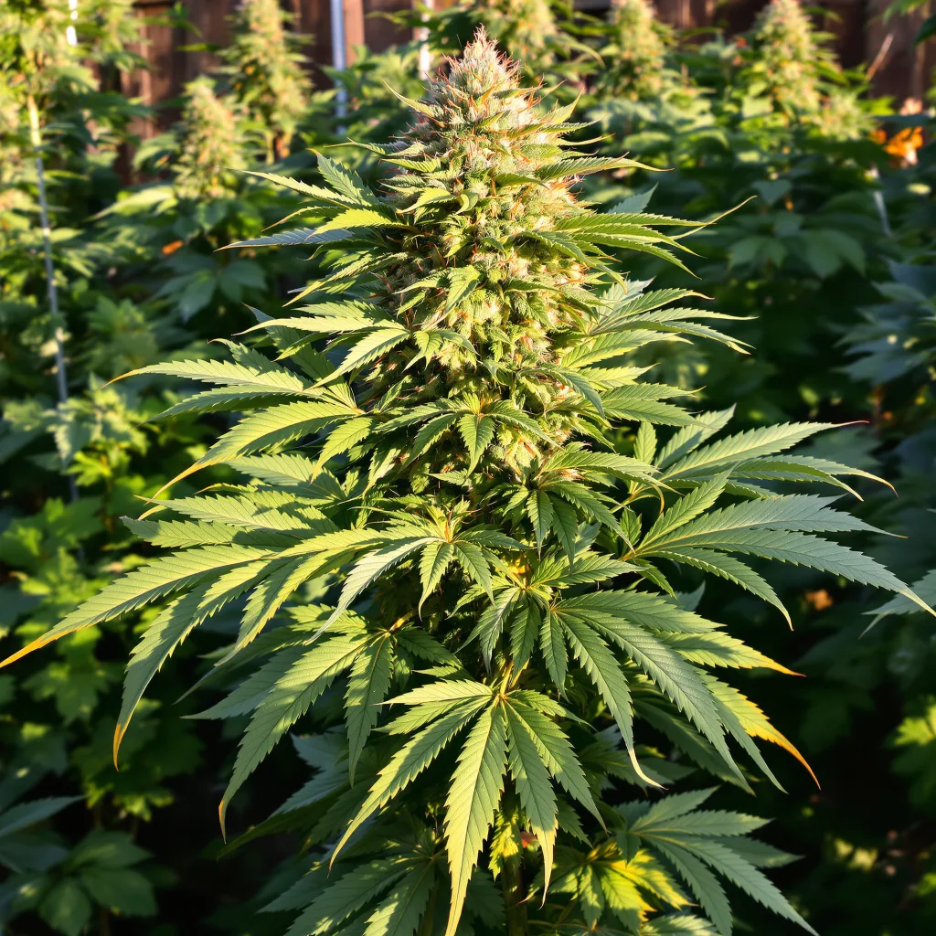 Hashbar OG 65% indica / 35% sativa — fleur avec trichomes visibles