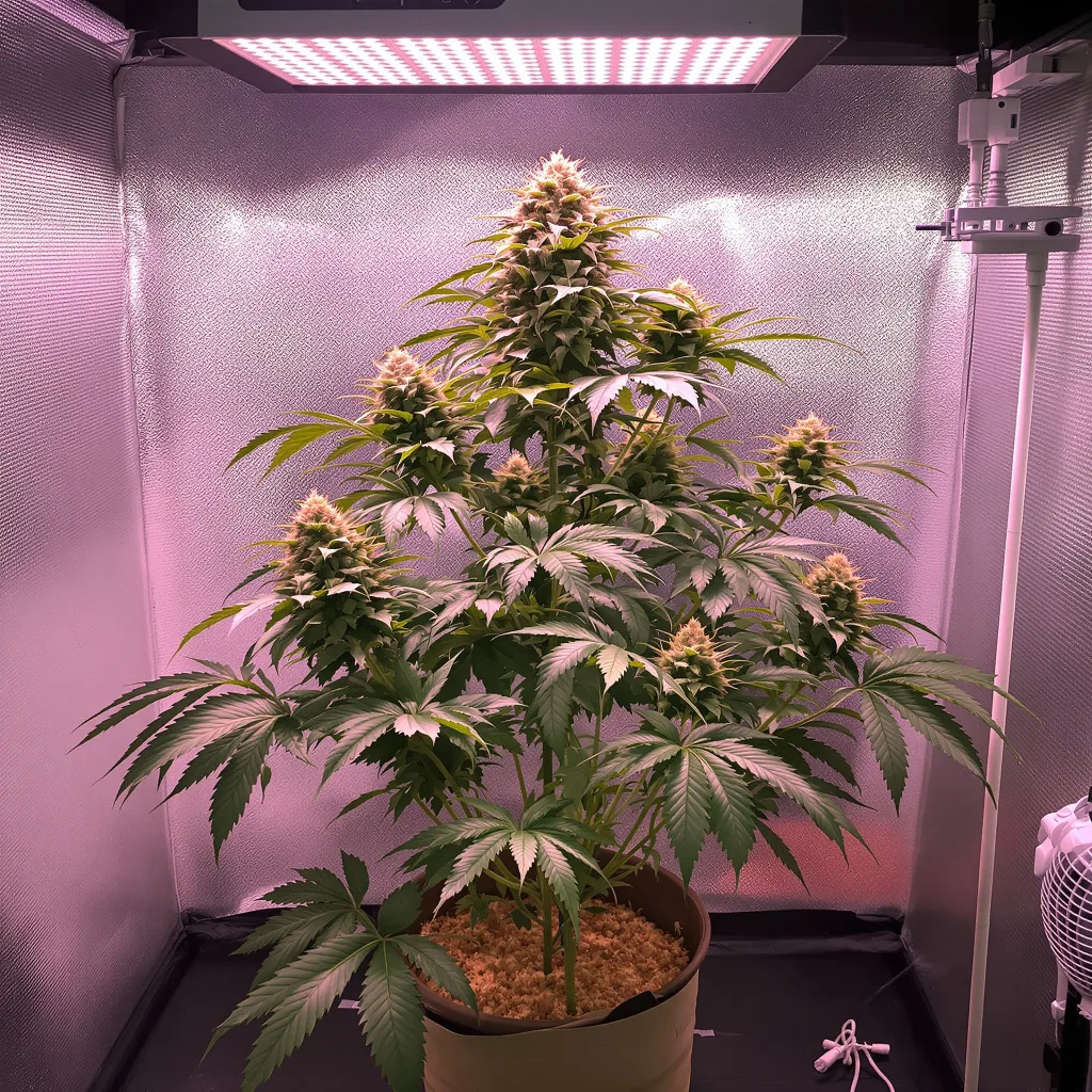Plante de cannabis Hashberry en floraison — 60-100 cm autofloraison