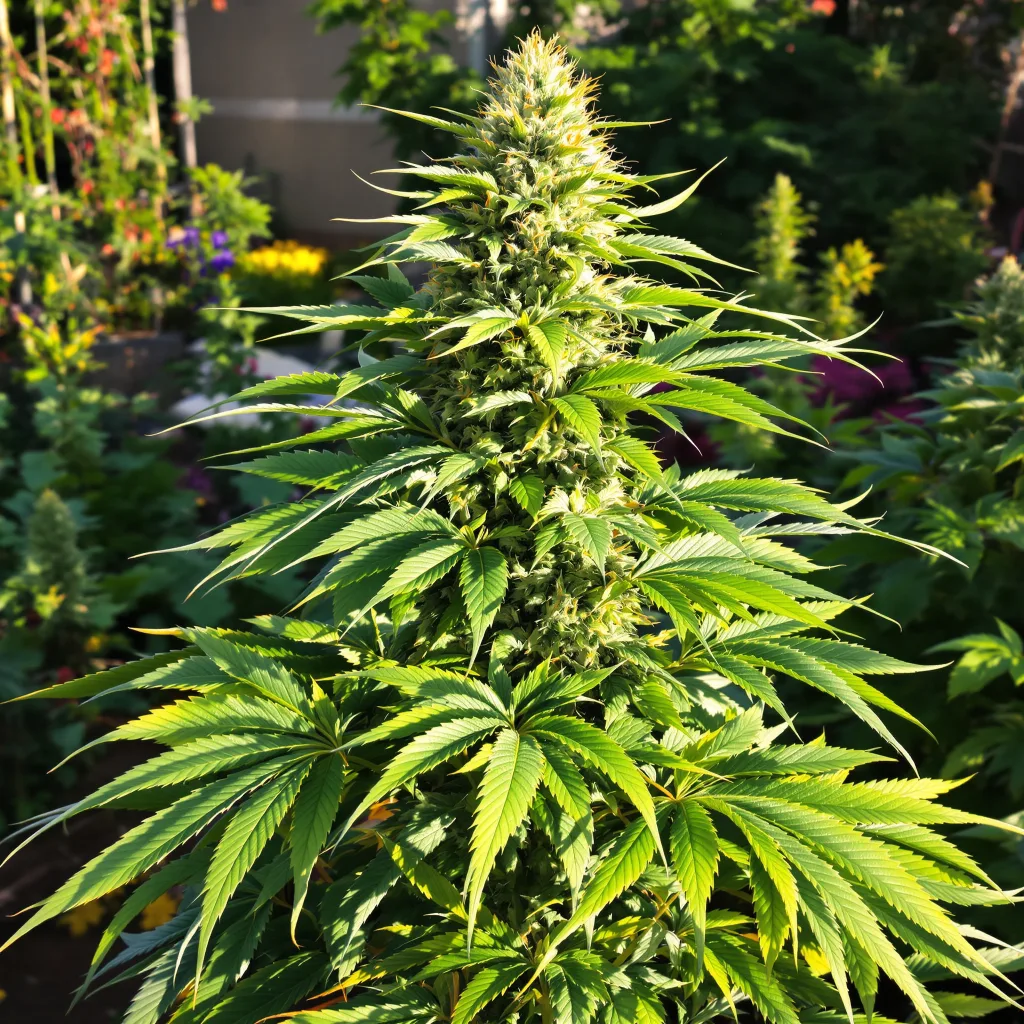 Hawaiian Dream CBD 47% indica / 53% sativa — fleur avec trichomes visibles
