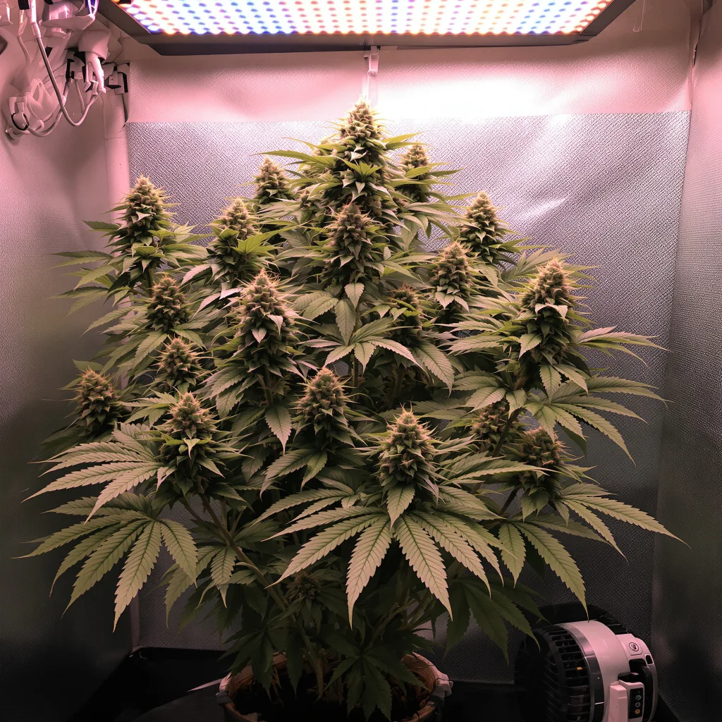 Plante de cannabis Hawaiian Purple Kush en floraison — 60-100 cm autofloraison