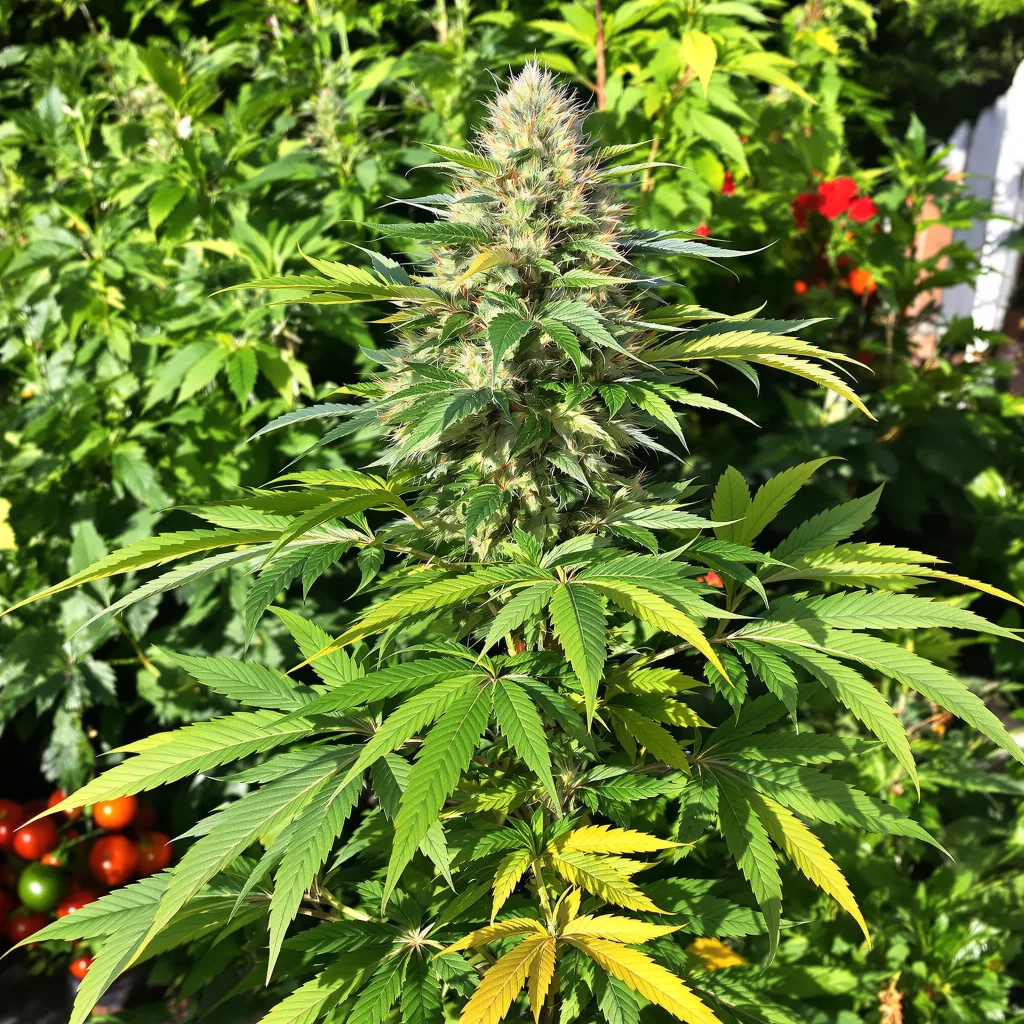 Hawaiian Purple Kush 85% indica / 15% sativa — fleur avec trichomes visibles
