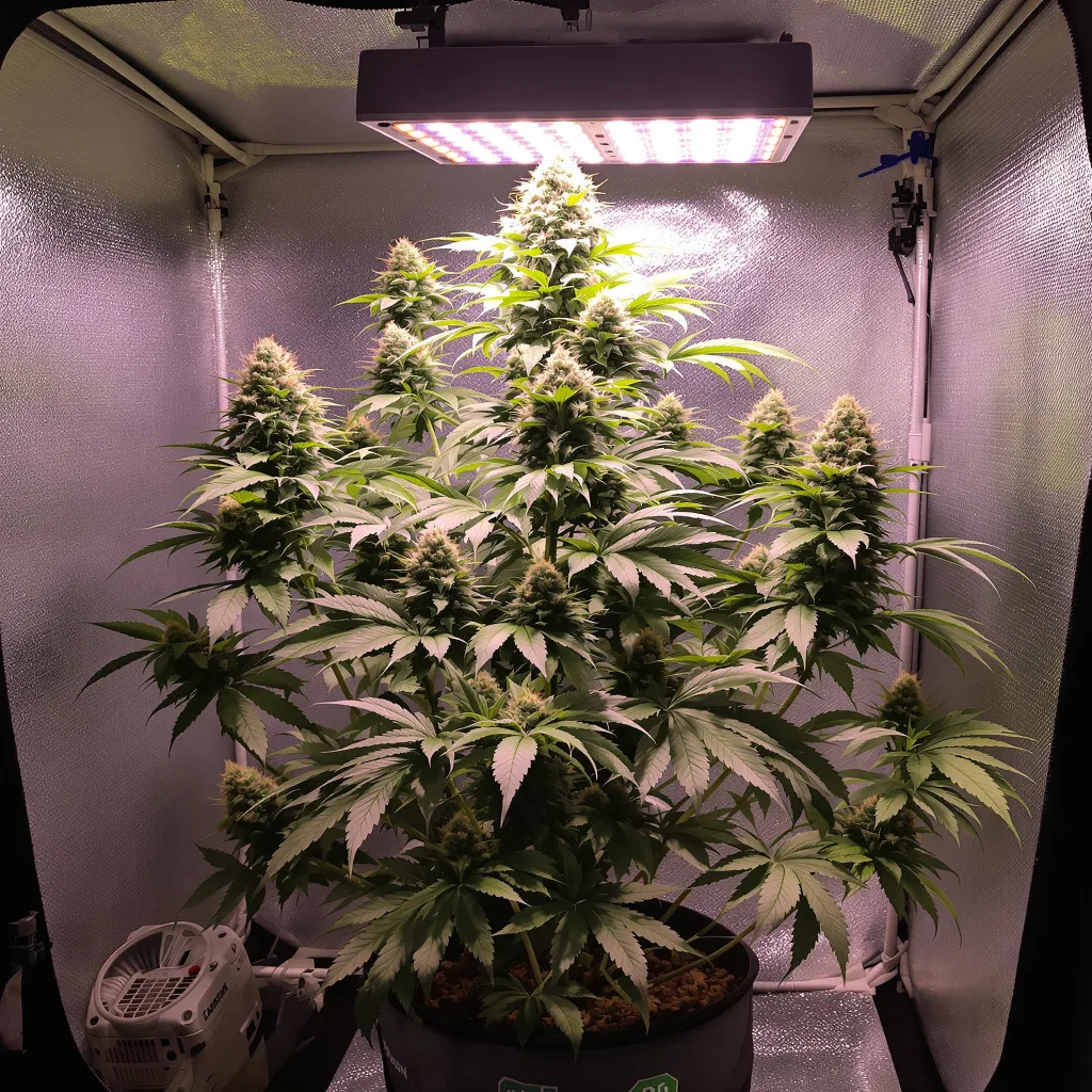 Plante de cannabis Hawaiian Purple Kush en floraison — 90-130 cm féminisée