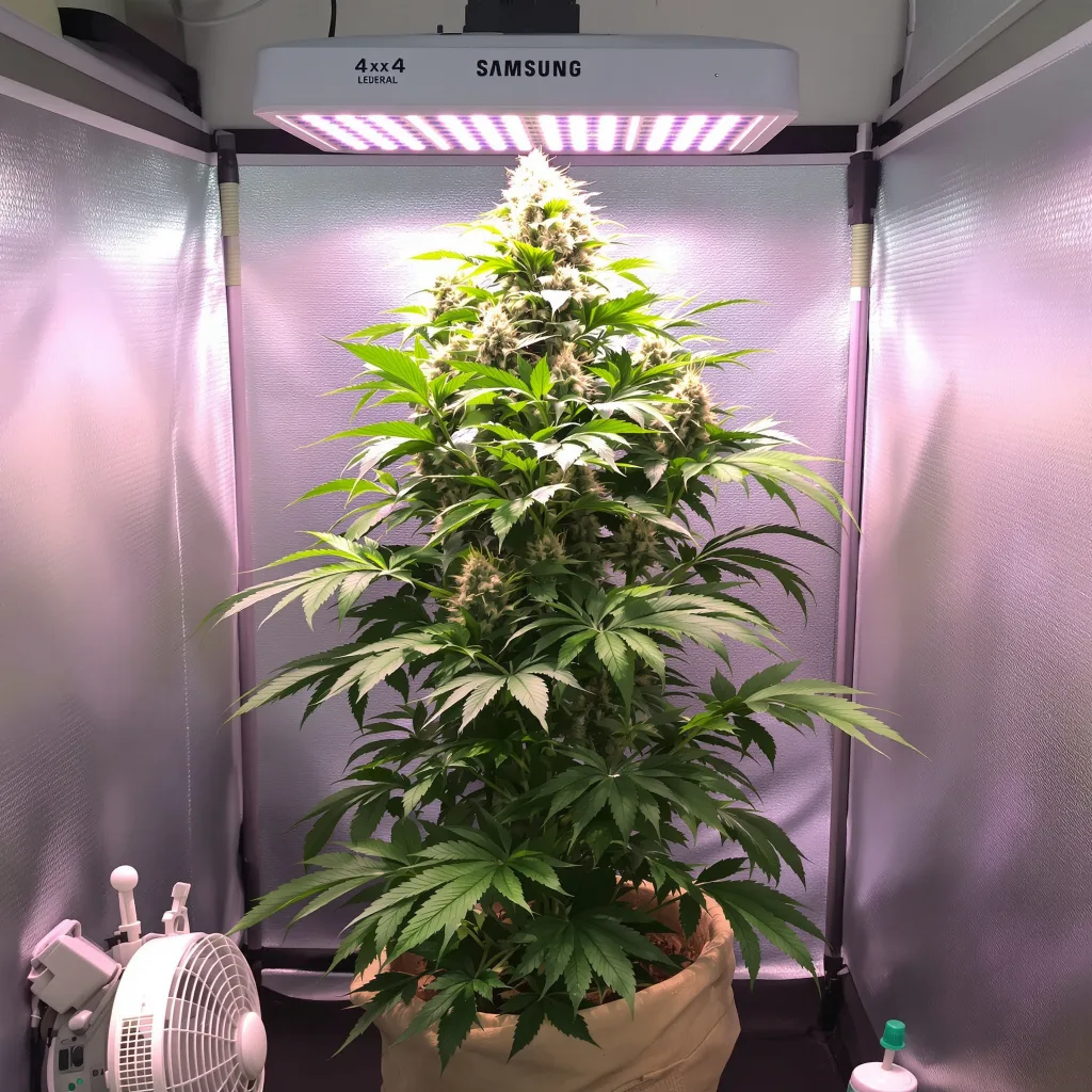Plante de cannabis Haze XL en floraison — 60-100 cm autofloraison
