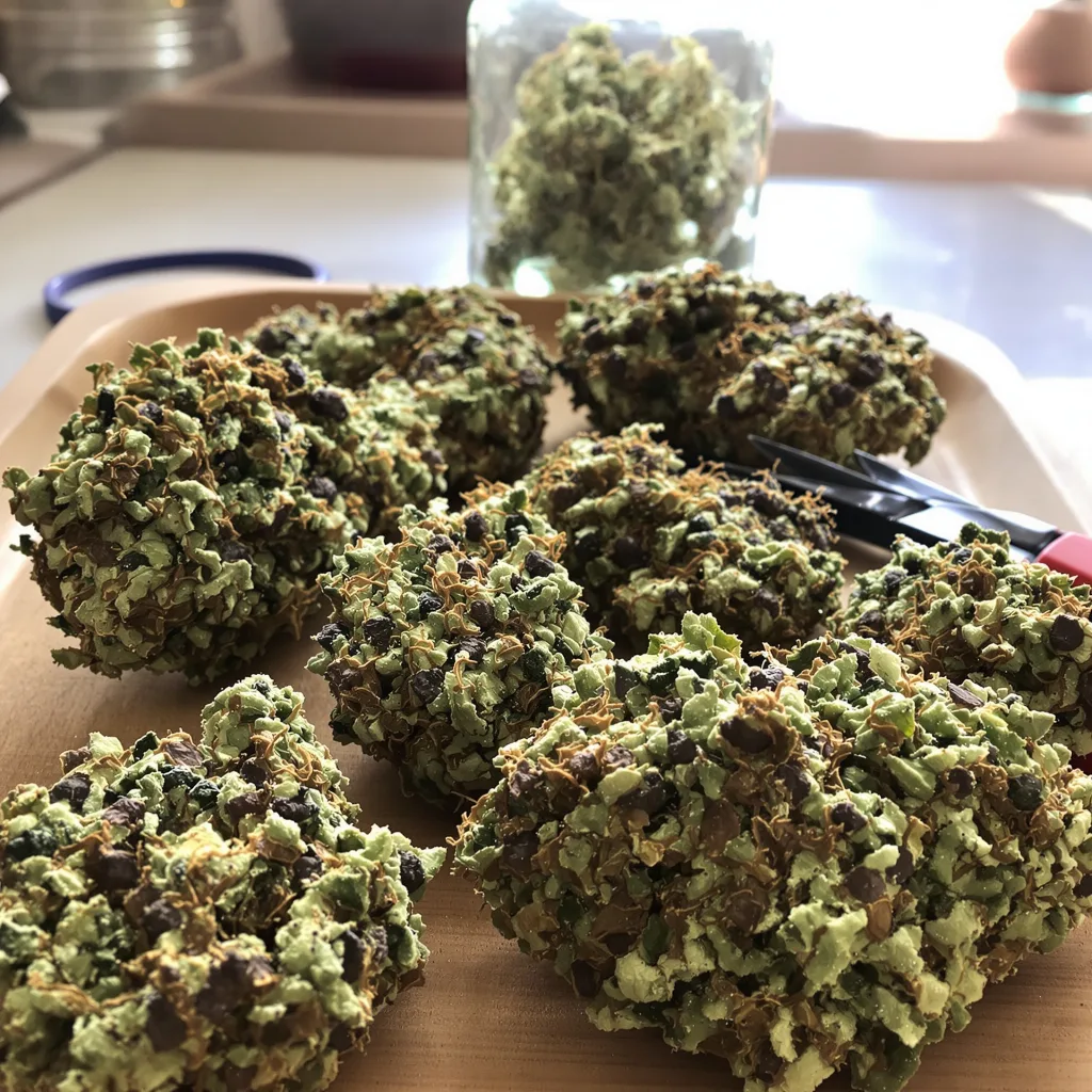 Haze XL 67% indica / 33% sativa — fleur avec trichomes visibles