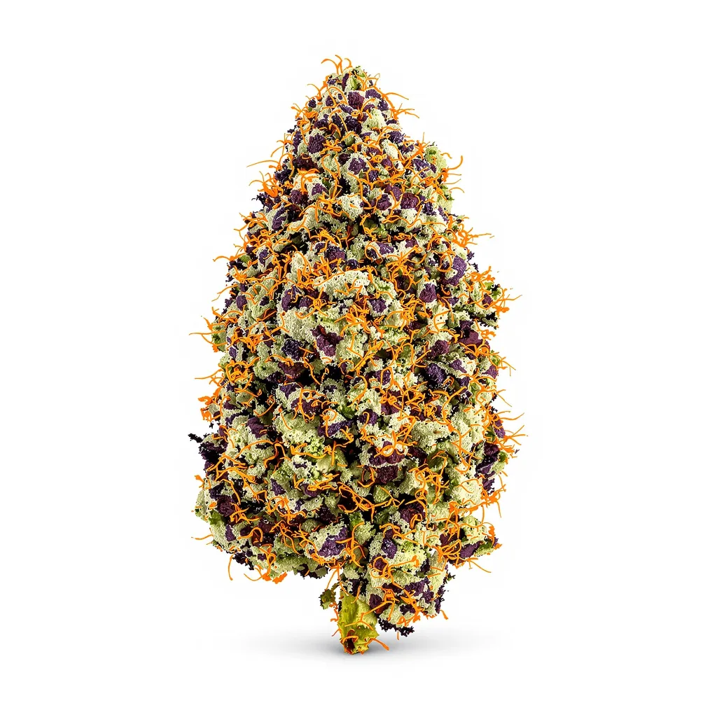 Haze XL 67% indica / 33% sativa — fleur avec trichomes visibles