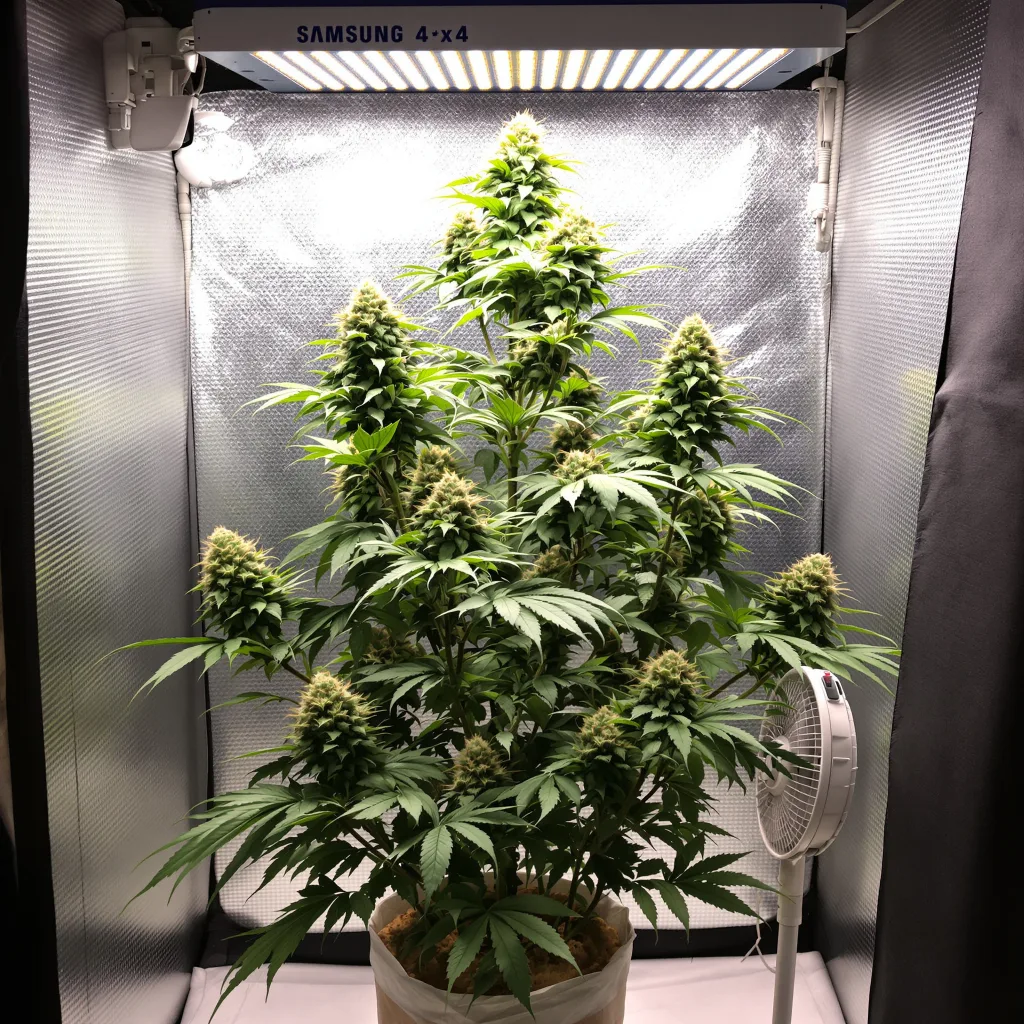 Plante de cannabis Head Cheese en floraison — 120-180 cm féminisée