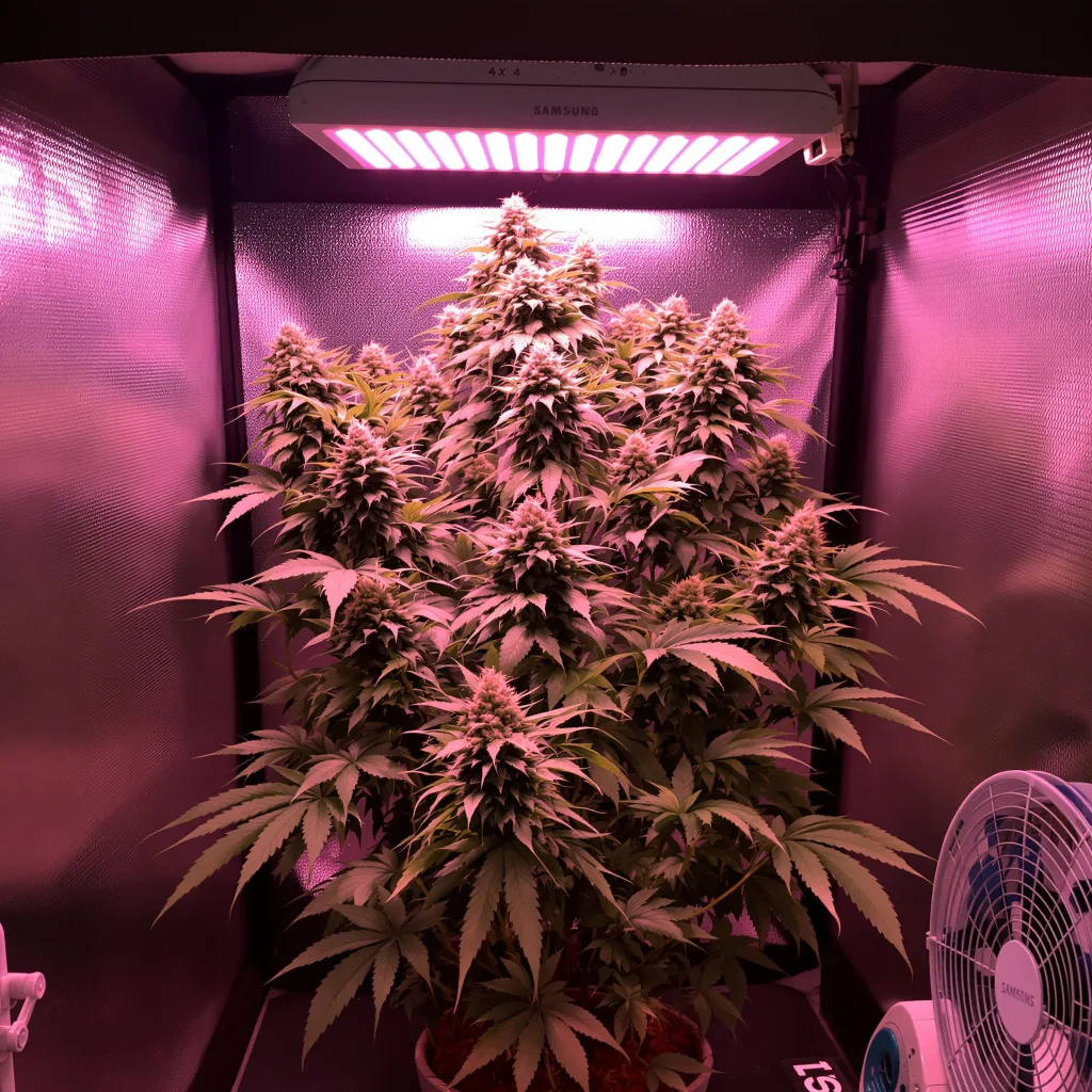 Plante de cannabis Heavy Duty Fruity en floraison — 120-180 cm féminisée