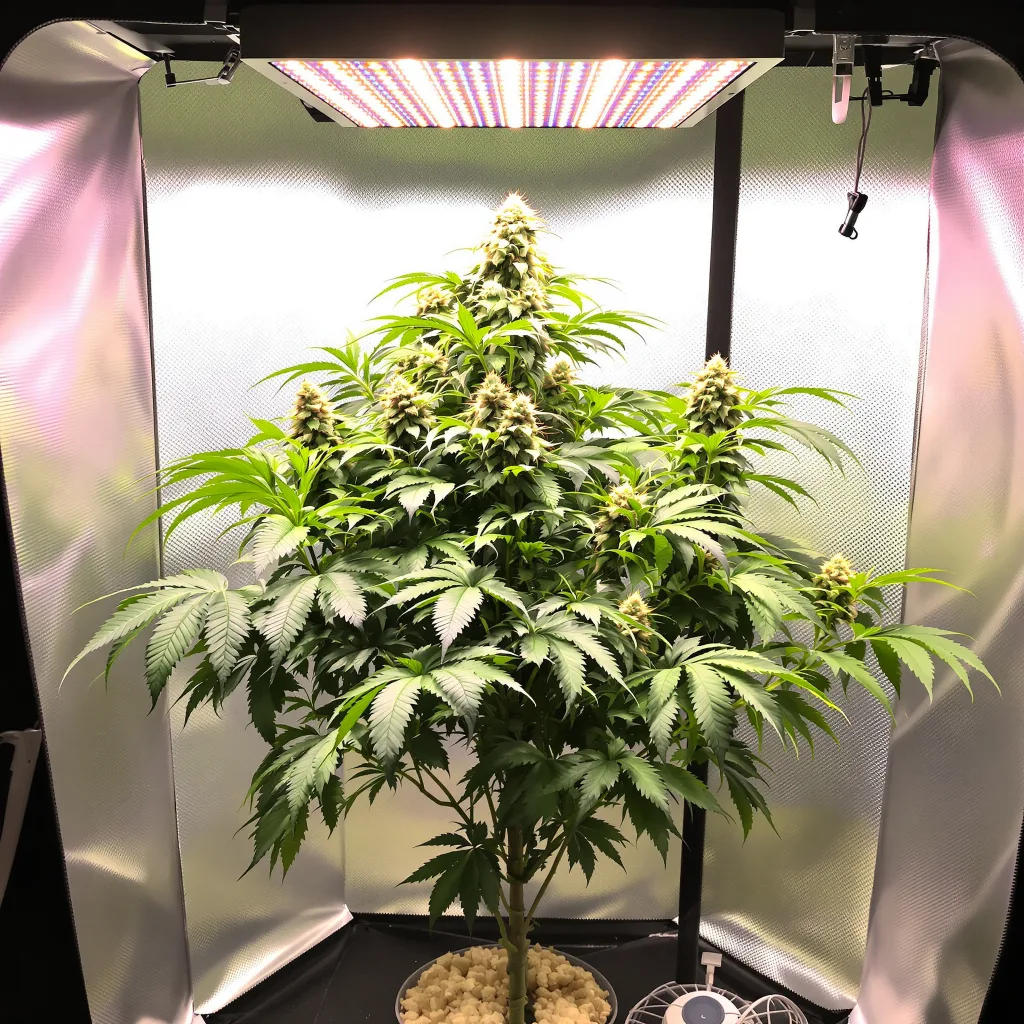 Plante de cannabis Hell's OG en floraison — 90-130 cm féminisée
