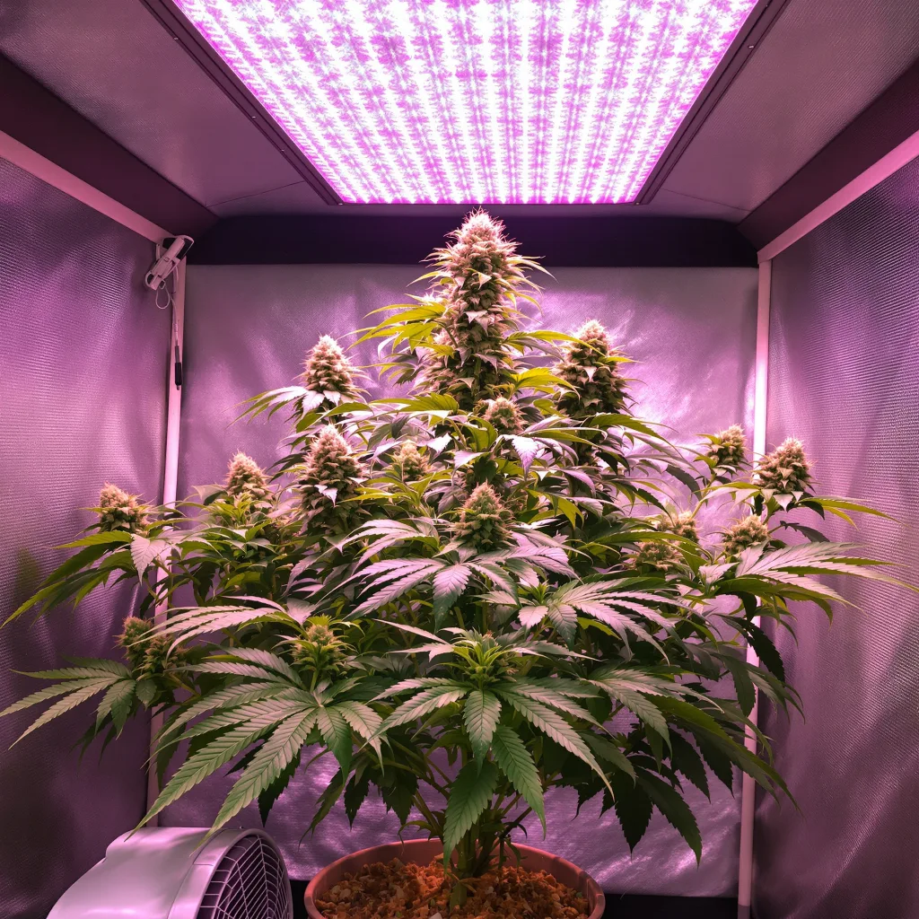 Plante de cannabis Hells OG Haze en floraison — 90-130 cm féminisée