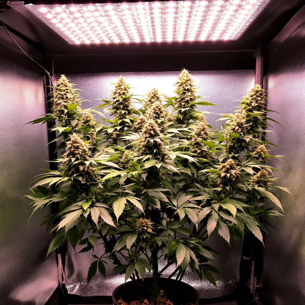 Plante de cannabis Hindu Skunk en floraison — 60-100 cm autofloraison