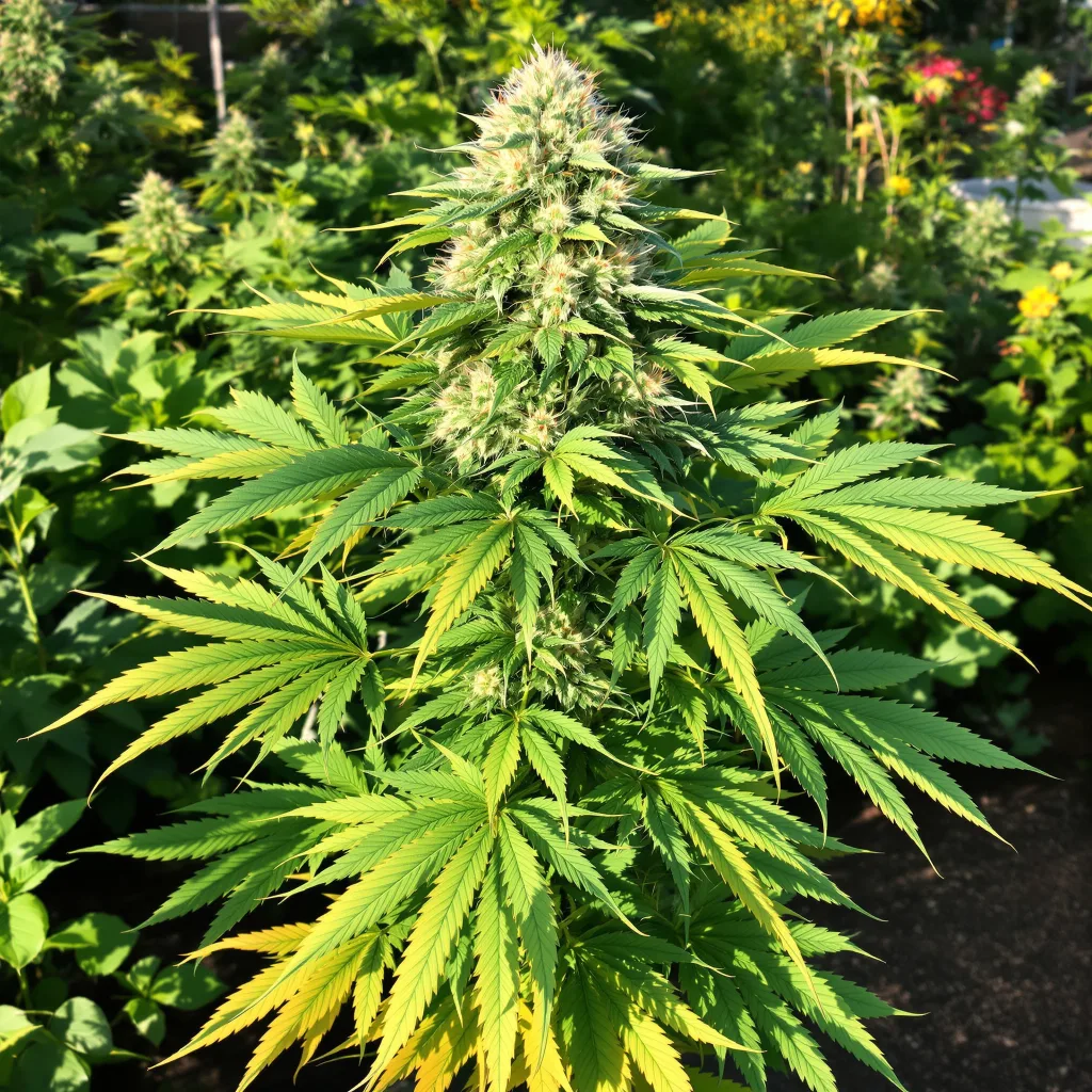 Hindu Skunk 70% indica / 30% sativa — fleur avec trichomes visibles