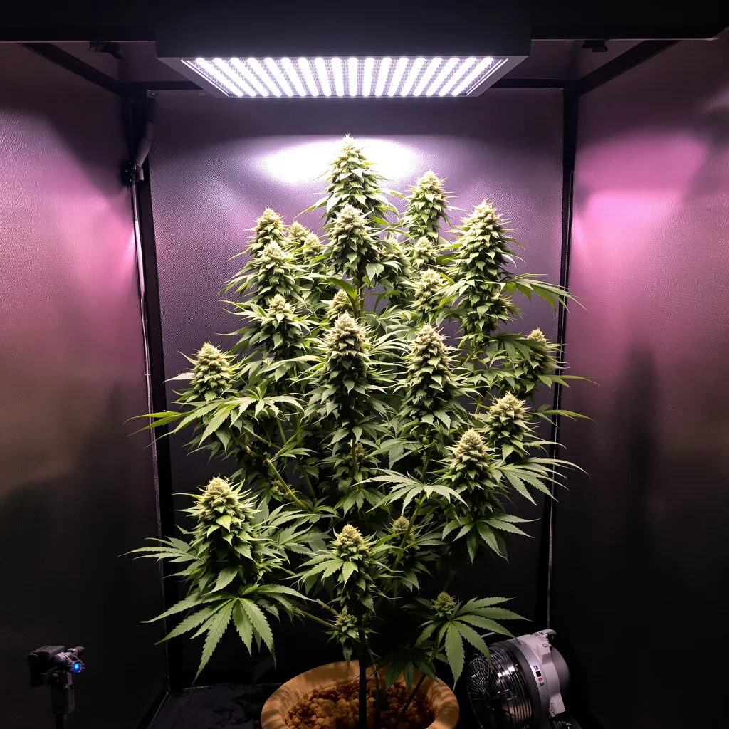 Plante de cannabis Hippie Crippler en floraison — 120-180 cm féminisée