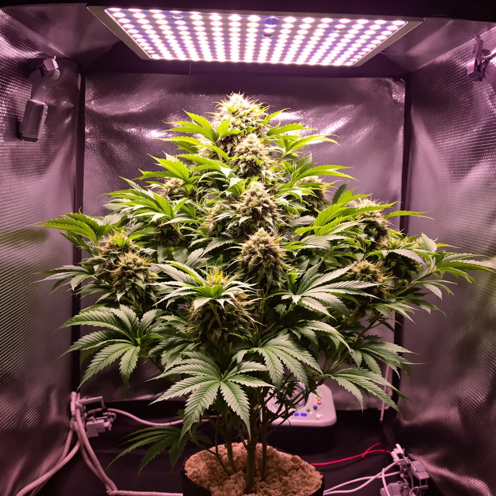 Plante de cannabis Honey Boo Boo en floraison — 90-130 cm féminisée