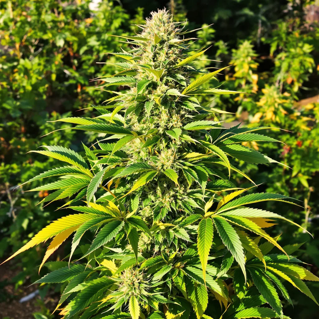 Honey Boo Boo 66% indica / 34% sativa — fleur avec trichomes visibles