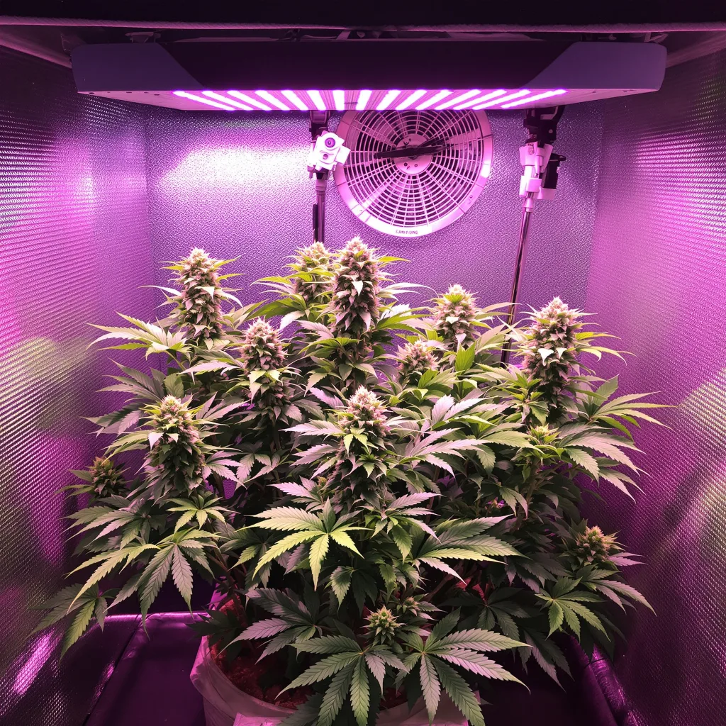 Plante de cannabis Hood Candy en floraison — 90-130 cm féminisée