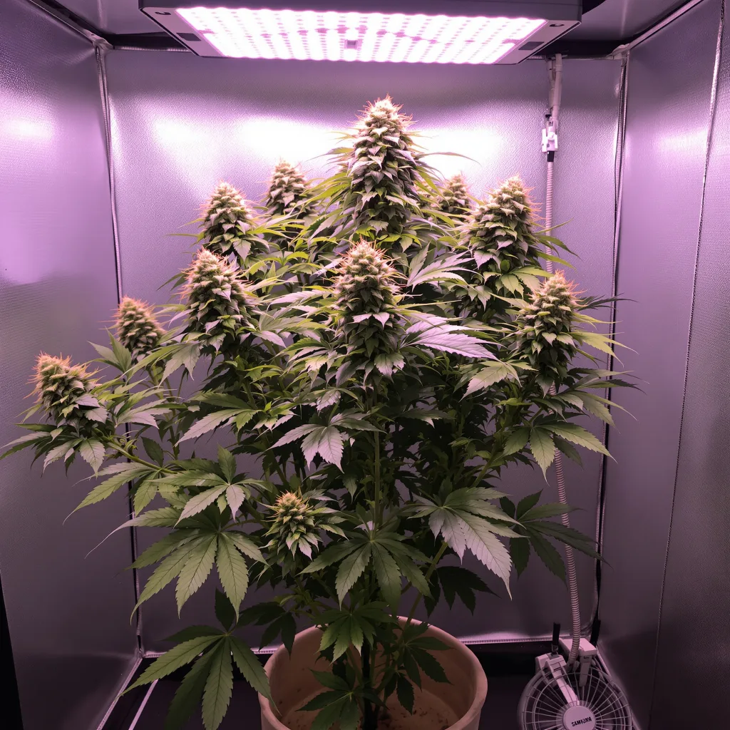 Plante de cannabis Huckleberry en floraison — 120-180 cm féminisée