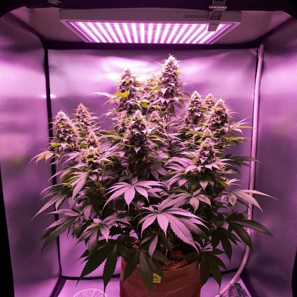 Plante de cannabis Humboldt Dream en floraison — 60-100 cm autofloraison