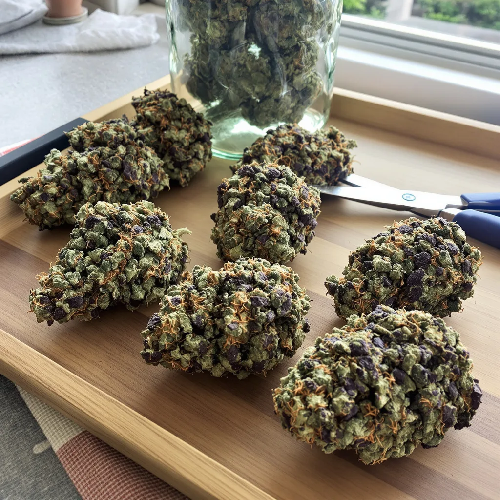 Humboldt Headband 88% indica / 12% sativa — fleur avec trichomes visibles