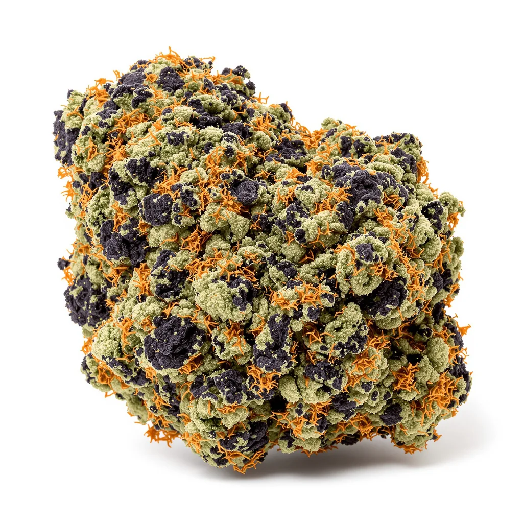 Humboldt Headband 88% indica / 12% sativa — fleur avec trichomes visibles
