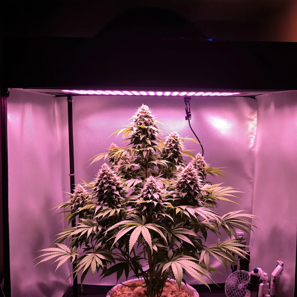 Plante de cannabis Hyper Critical en floraison — 60-100 cm autofloraison
