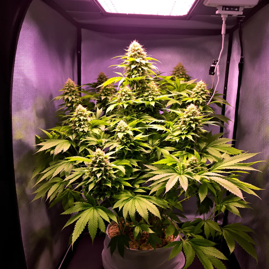 Plante de cannabis Hyper Critical en floraison — 90-130 cm féminisée
