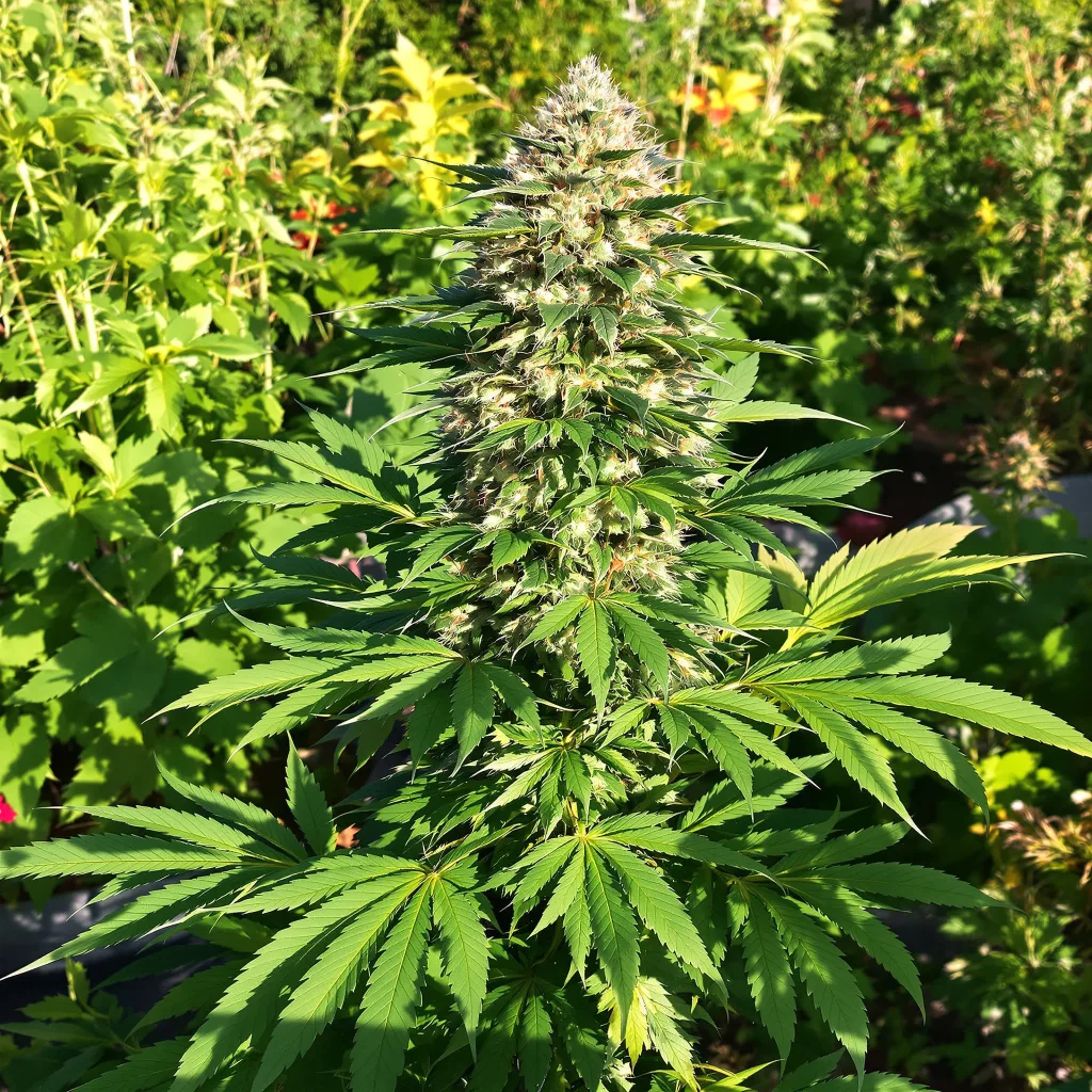 Ice Cream Cake 70% indica / 30% sativa — fleur avec trichomes visibles