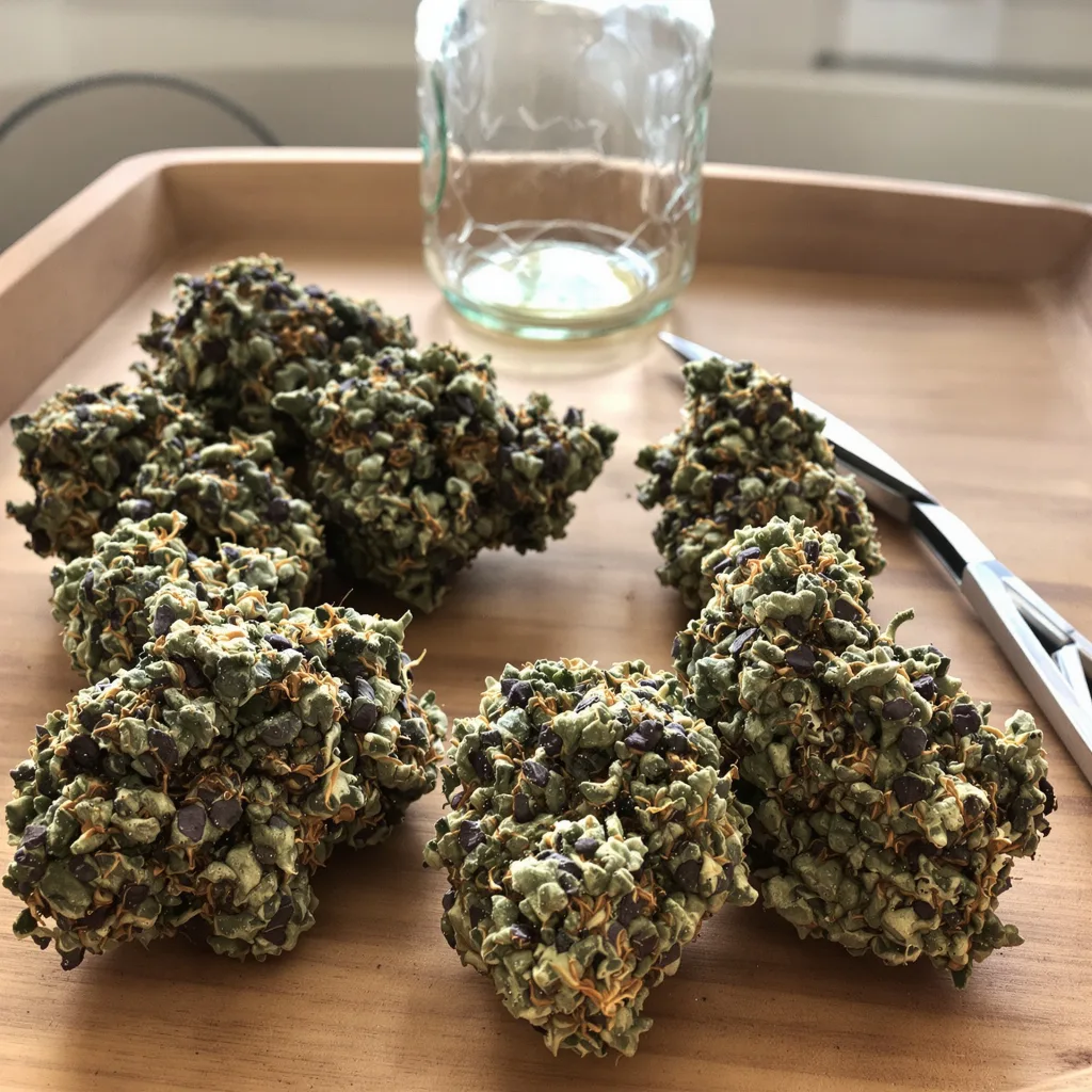 Ice 87% indica / 13% sativa — fleur avec trichomes visibles