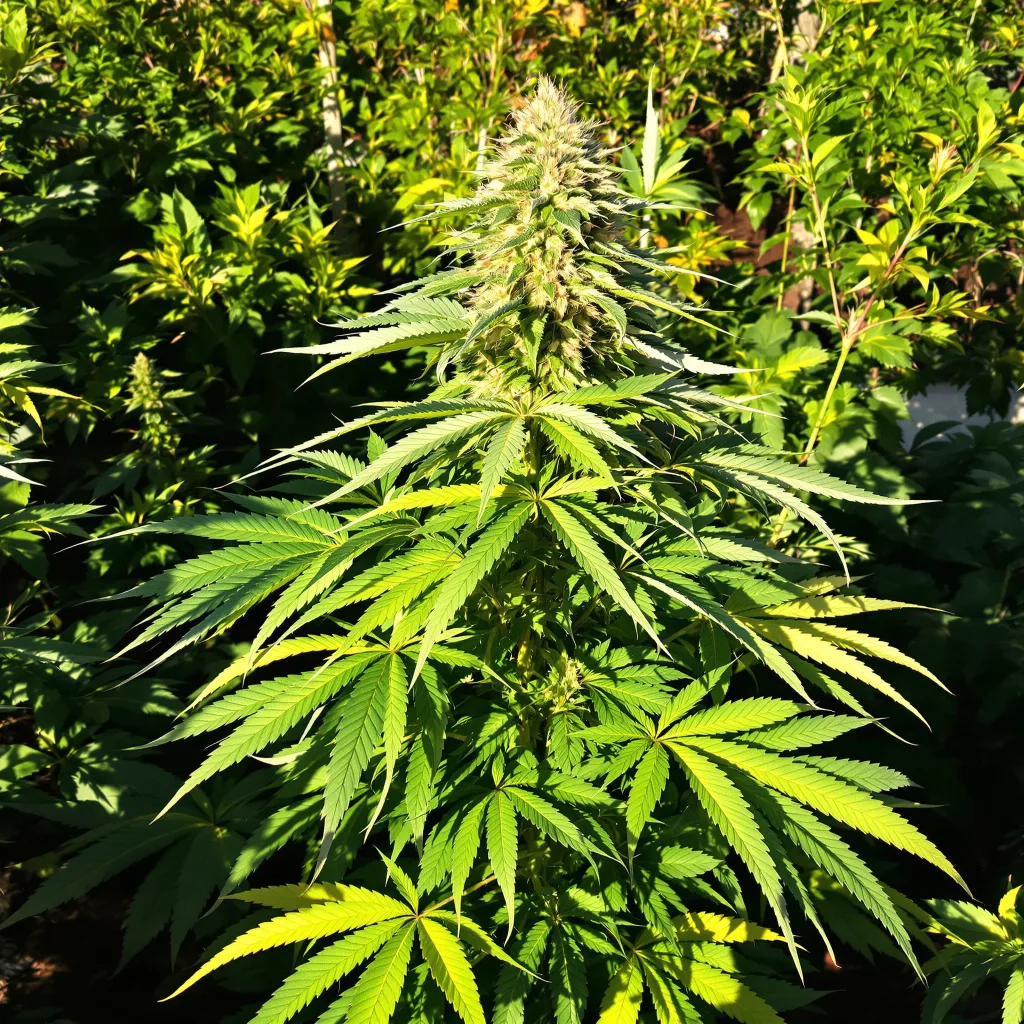 Ice 87% indica / 13% sativa — fleur avec trichomes visibles