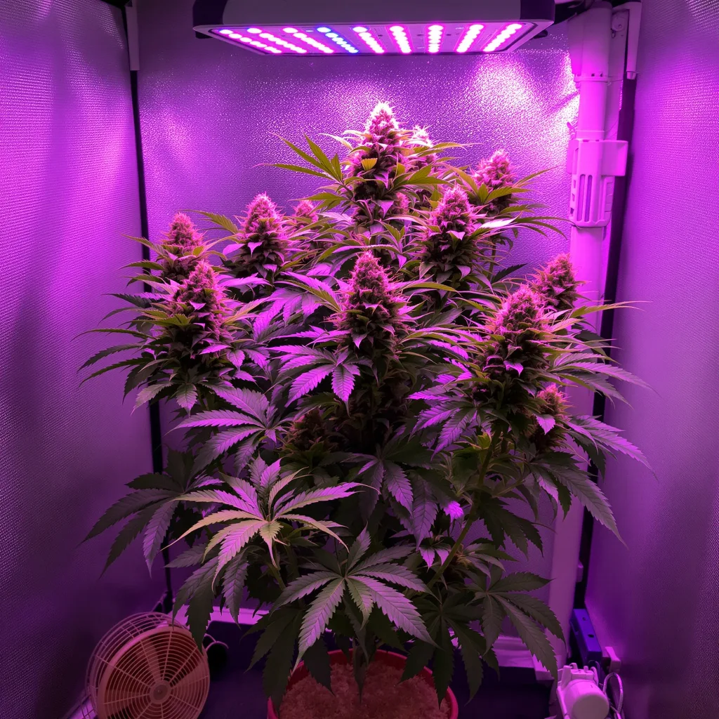 Plante de cannabis Illuminati OG en floraison — 60-100 cm autofloraison