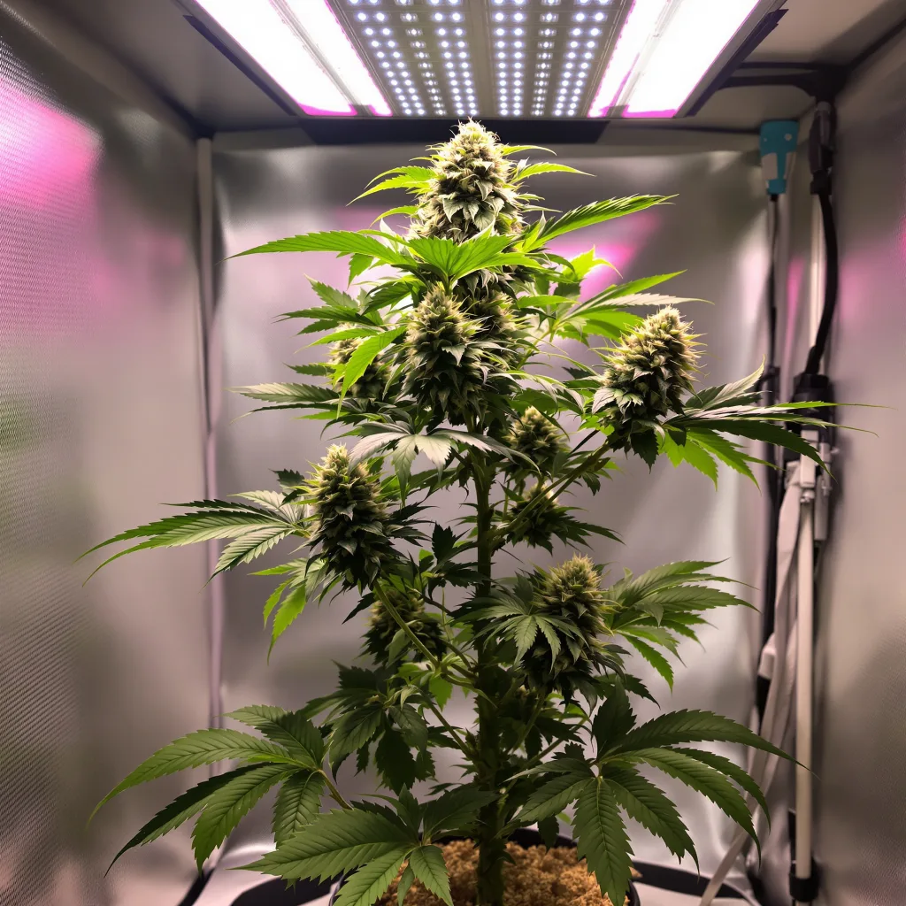 Plante de cannabis Illuminati OG en floraison — 90-130 cm féminisée
