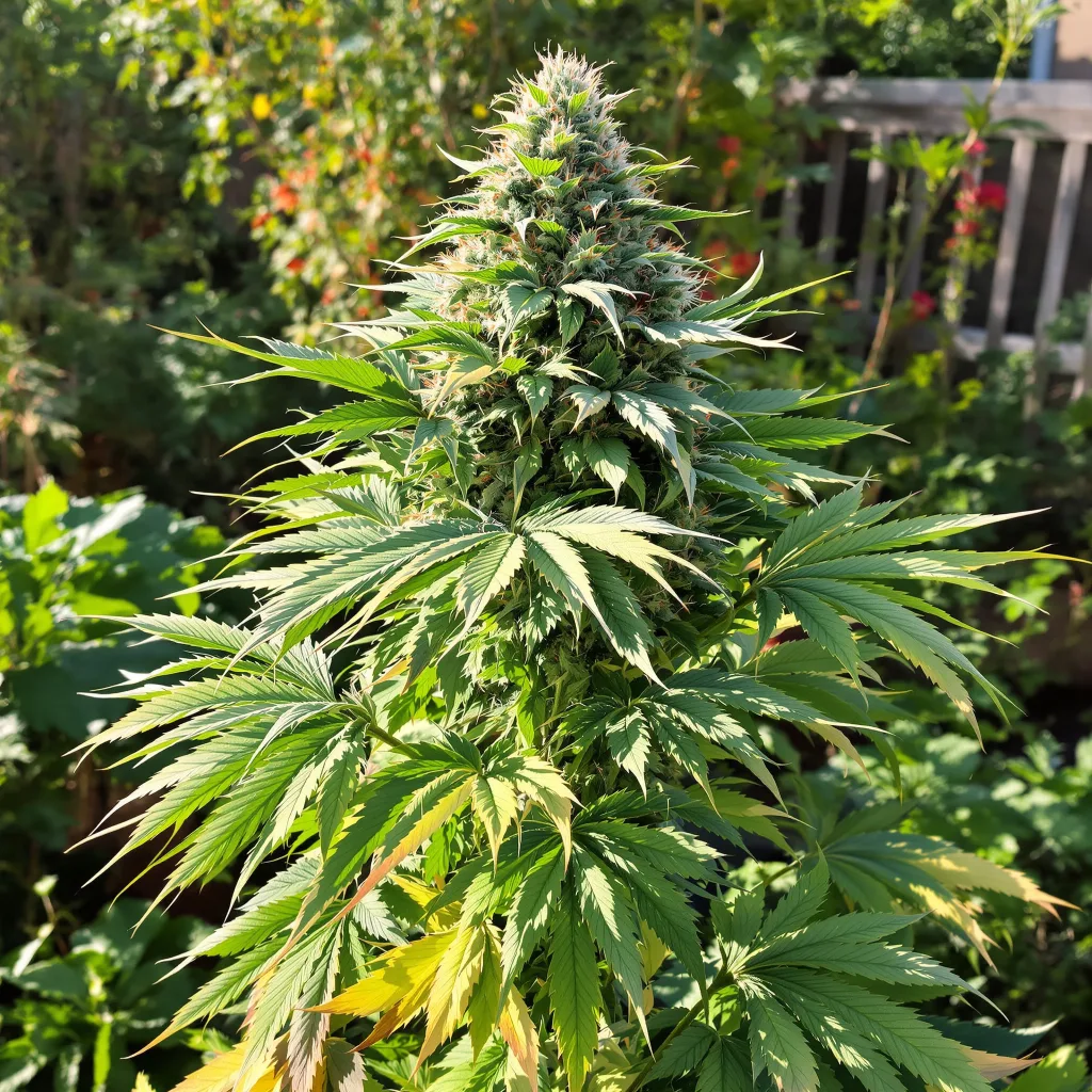 Illuminati OG 80% indica / 20% sativa — fleur avec trichomes visibles