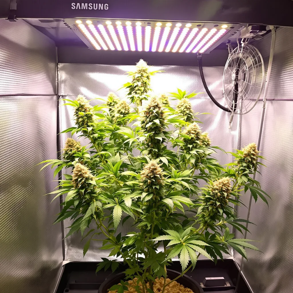 Plante de cannabis Incredible Bulk en floraison — 120-180 cm féminisée