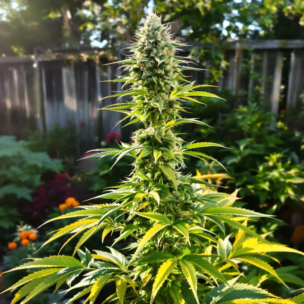 Incredible Bulk 39% indica / 61% sativa — fleur avec trichomes visibles