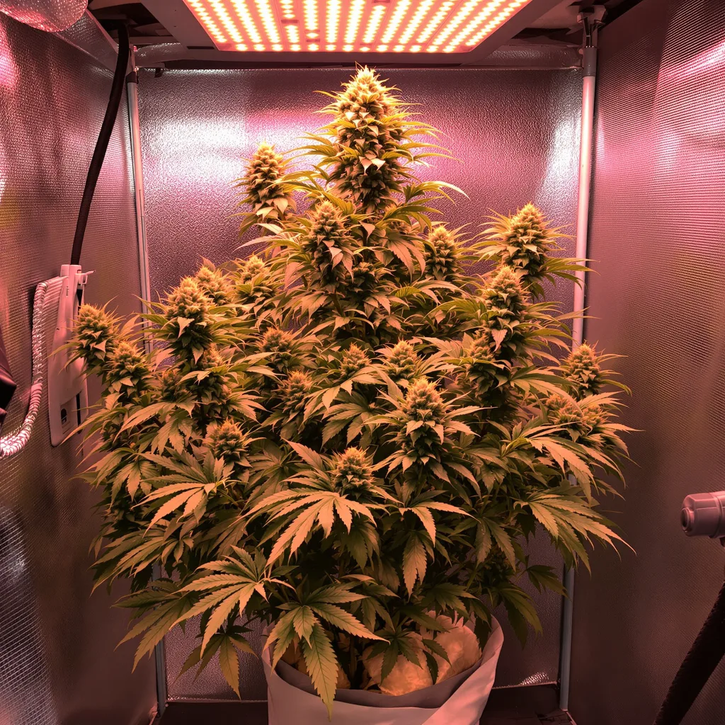 Plante de cannabis Jack Frost en floraison — 120-180 cm féminisée