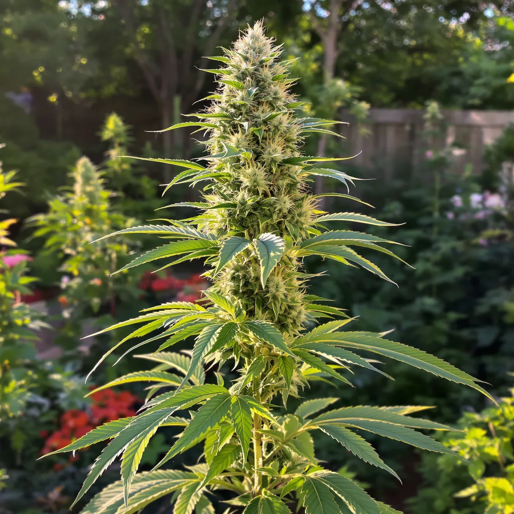 Jack Herer 45% indica / 55% sativa — fleur avec trichomes visibles