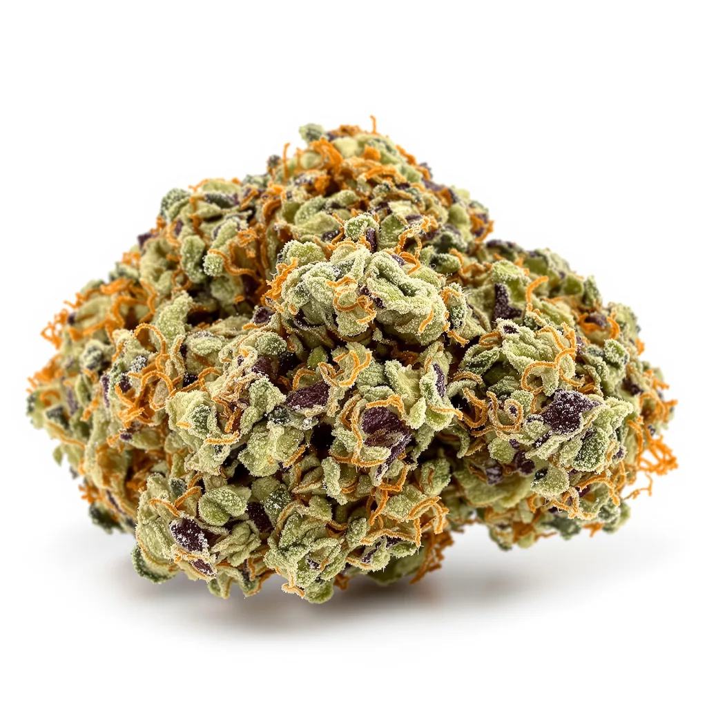 Jack Herer 45% indica / 55% sativa — fleur avec trichomes visibles
