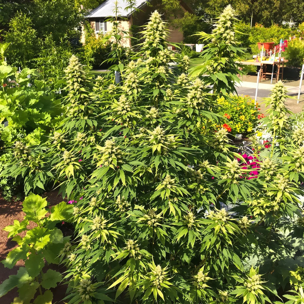 Jack the Ripper 25% indica / 75% sativa — fleur avec trichomes visibles