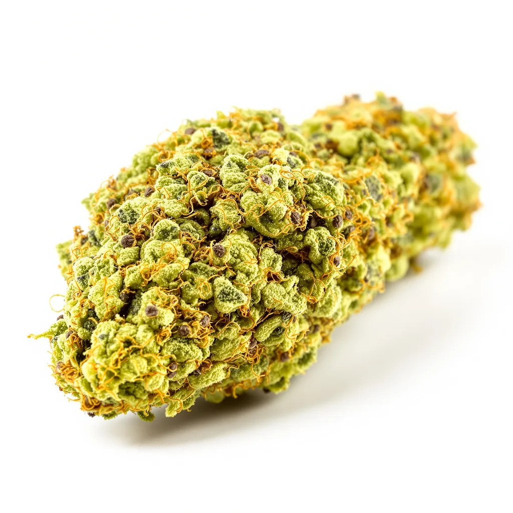 Jack the Ripper 25% indica / 75% sativa — fleur avec trichomes visibles