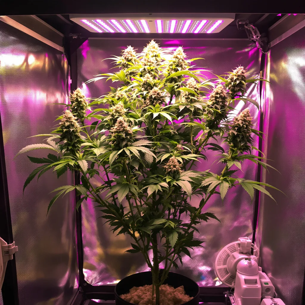 Plante de cannabis Jacked-Up en floraison — 120-180 cm féminisée