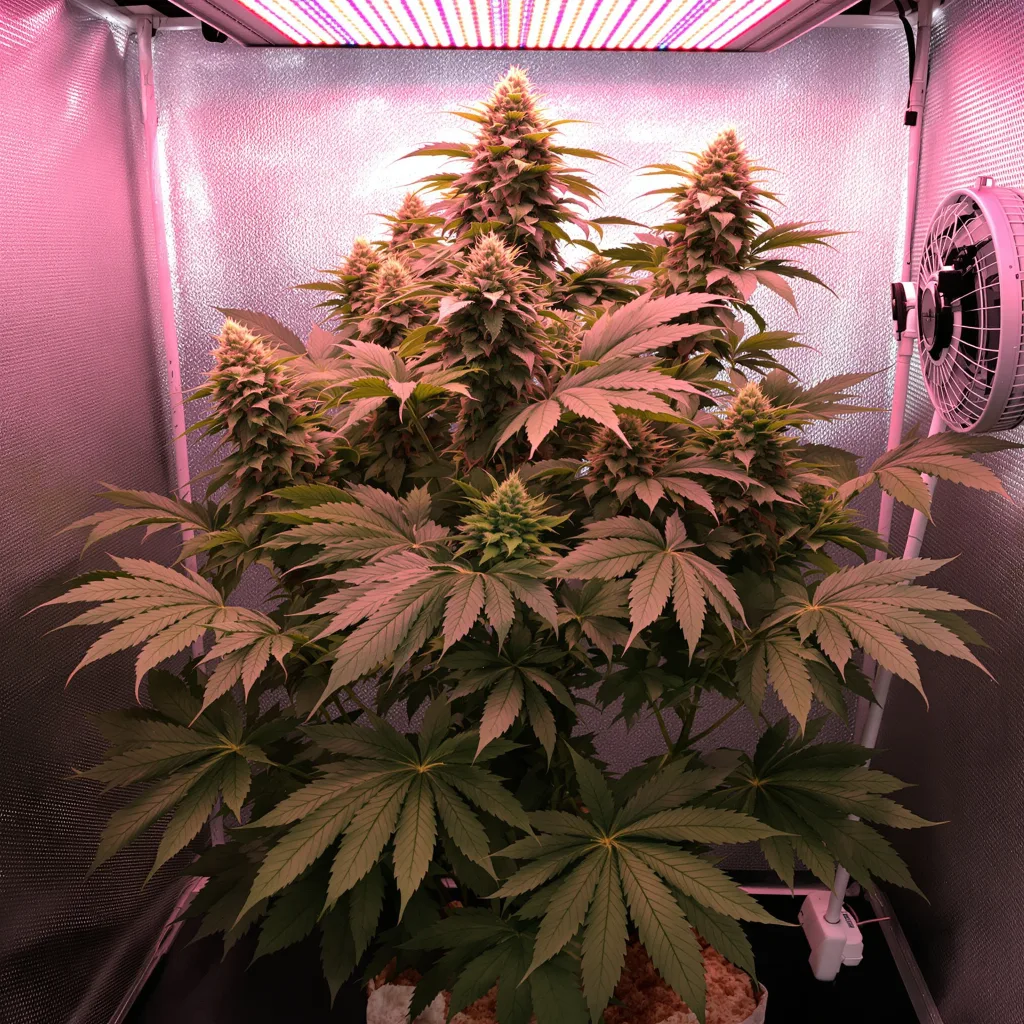 Plante de cannabis Jager en floraison — 60-100 cm autofloraison