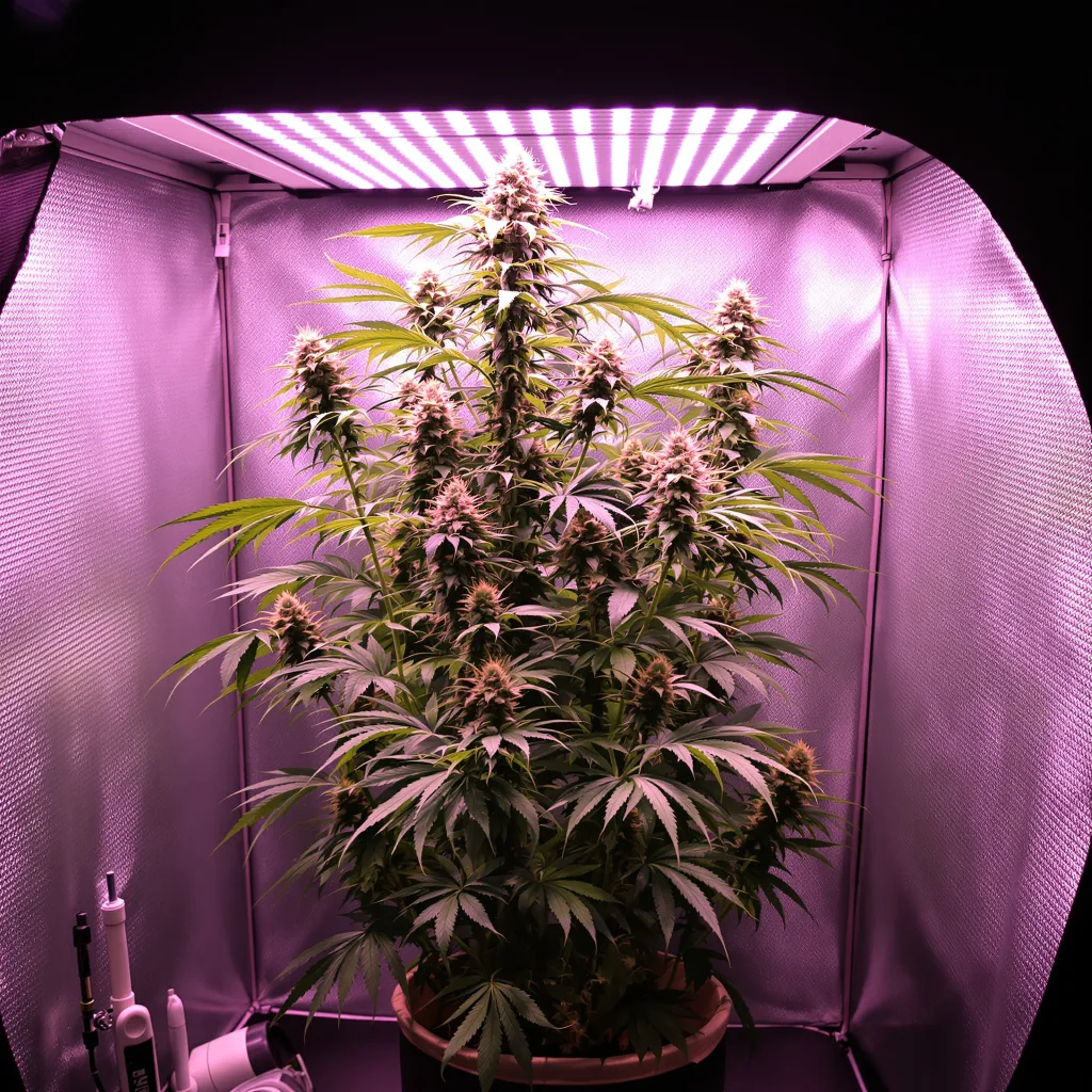 Plante de cannabis Jamaican Dream en floraison — 60-100 cm autofloraison