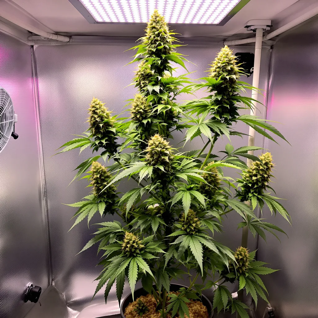 Plante de cannabis Jane Doe en floraison — 120-180 cm féminisée
