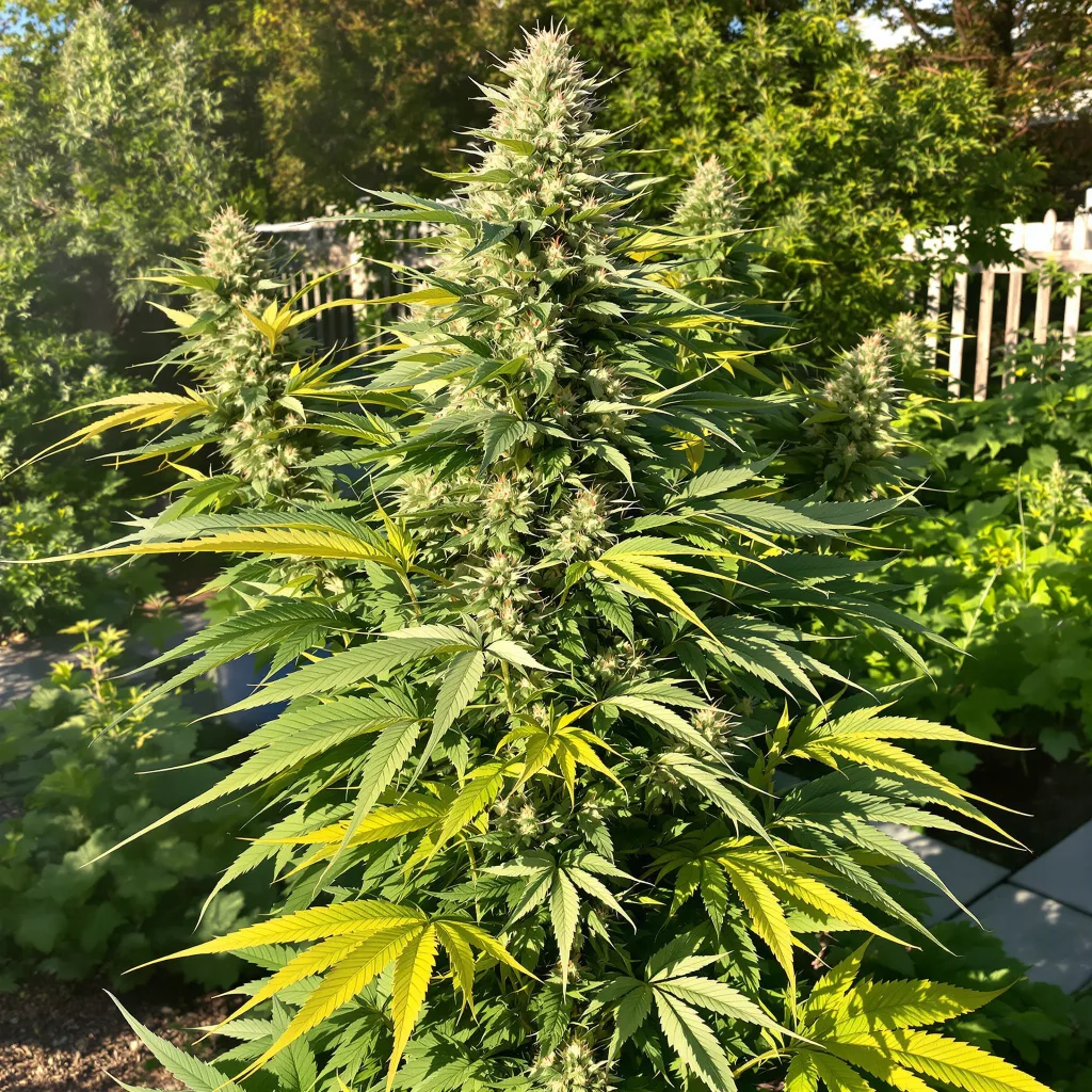 Jane Doe 60% indica / 40% sativa — fleur avec trichomes visibles